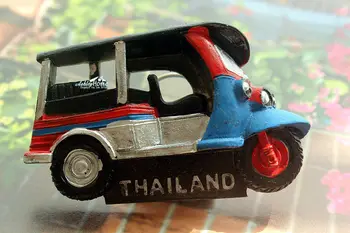

Thailand Tuk-Tuk Tourist Travel Souvenir 3D Resin Decorative Fridge Magnet Craft GIFT IDEA