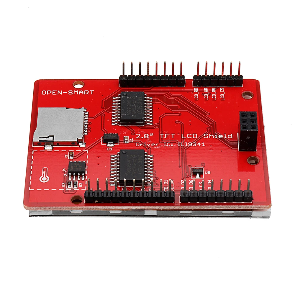 Новый 2 8 дюйма TFT RM68090 для сенсорного ЖК экрана щит на плате датчик температуры +