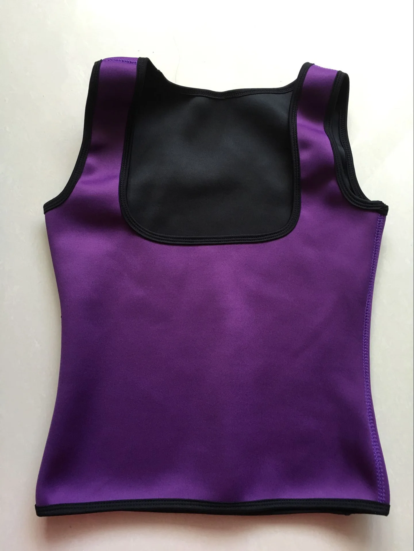 Женский неопреновый корректирующий жилет с эффектом пуш-ап, пояс для похудения, пояс для талии, пояс для живота, пояс для похудения - Цвет: Purple