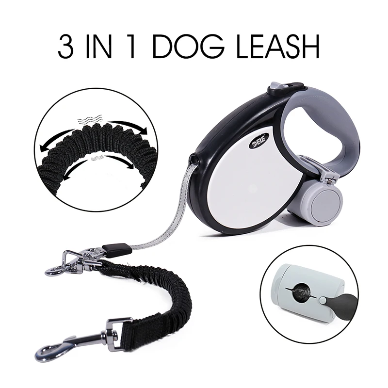 Retractable Dog leash 5M Automatic Dog Leash With Reflective Strip 3 in