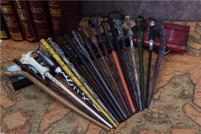 

Wholesale magic wand Harry Potter wand 35cm Dumbledore scripture Edition Non-luminous wand fedex Free shipping 50pcs/lot