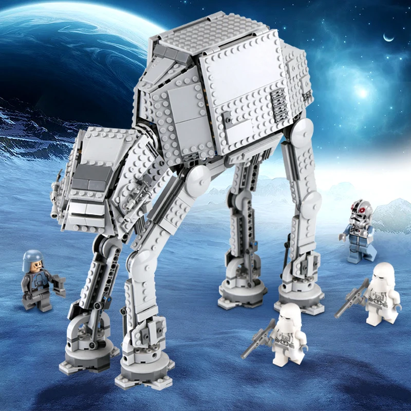 

Lepin 05051 Star The Force set Awakens AT Model Wars Building Blocks Bricks Action Compatible legoinglys 75054 Birthday Kid Toys