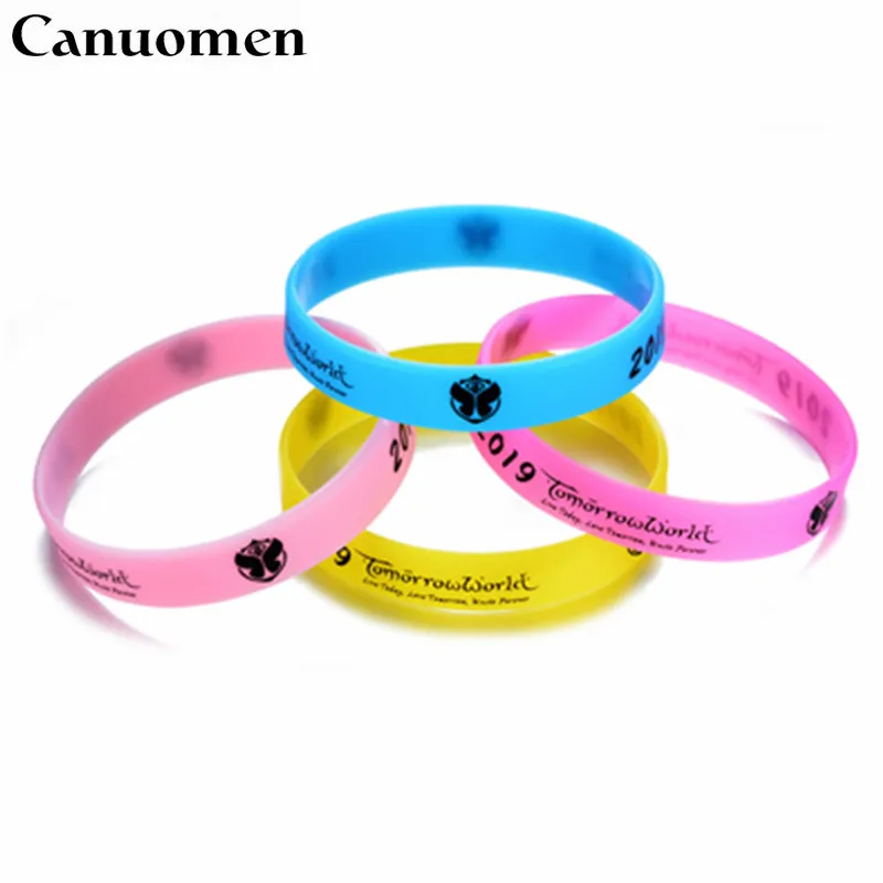 

Canuomen 2019 Tomorrowland Music Festival Bracelet Luminous Bangle Belgium DJ Party TML Souvenir Gifts for Fans Bracelets