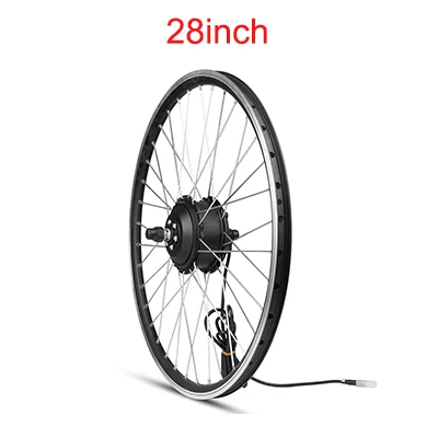 Kunray электрический велосипед комплект 48 в 500 Вт бесщеточный мотор-ступица 20 24 26 700C задний мотор колеса для электрического велосипеда KT LCD3 дисплей - Цвет: 28inch  motor wheel