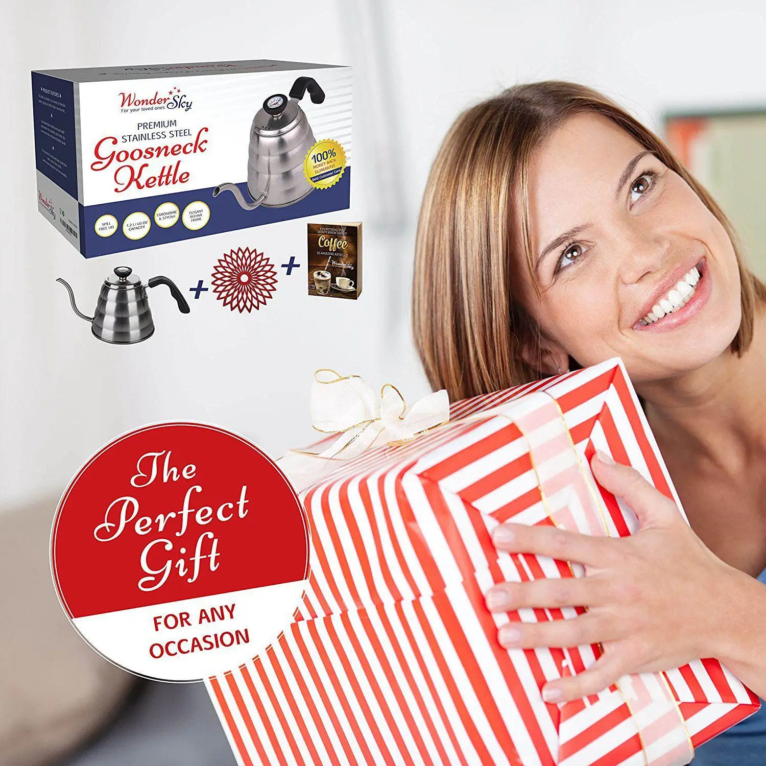 Najtaniej 1.2L filtr do kawy ze stali nierdzewnej Gooseneck czajniczek czajnik czajnik ekspres do herbaty wzrost jakości butelki akcesoria kuchenne 30*16*14cm