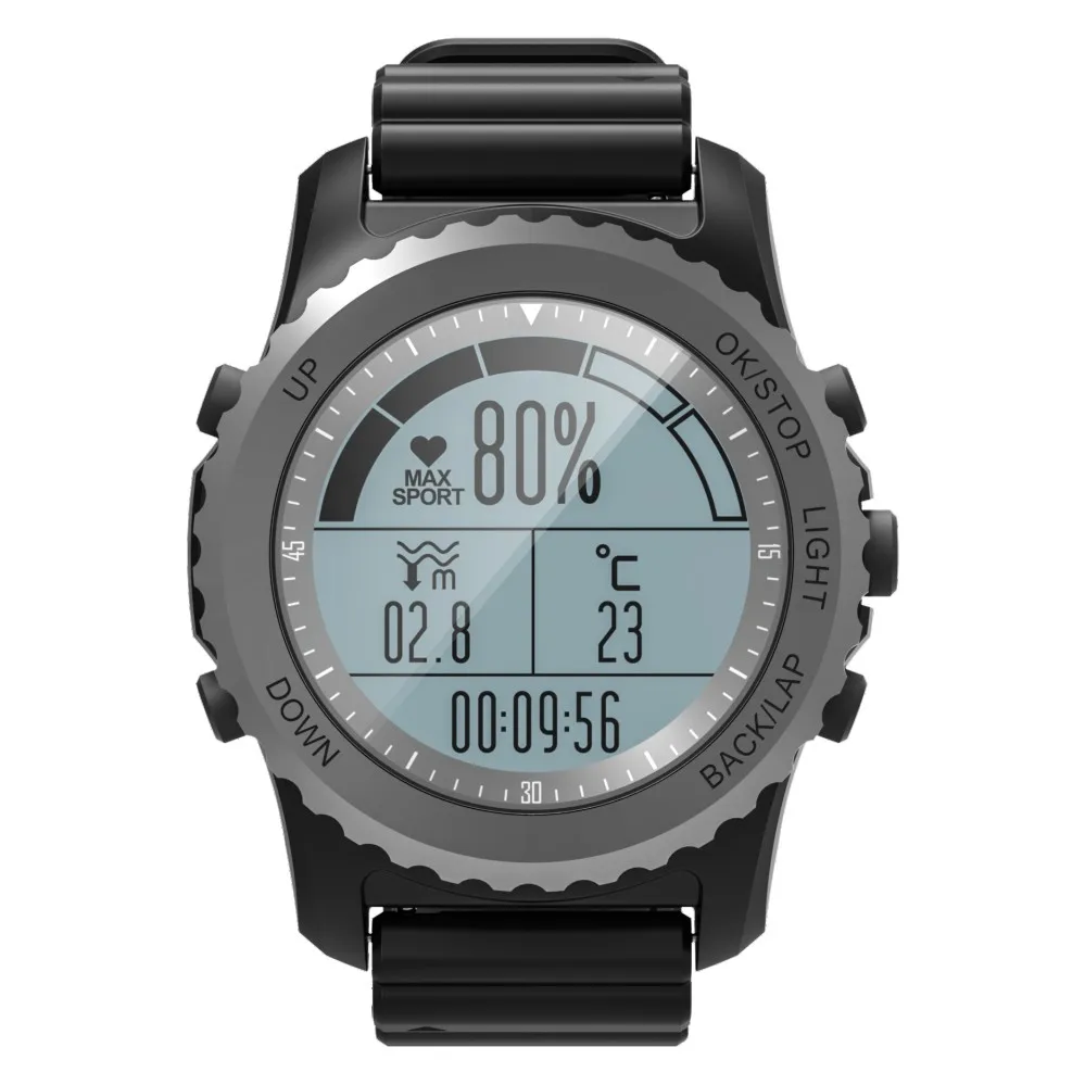 Greentiger S968 gps Смарт-часы IP68 водонепроницаемый монитор сердечного ритма спортивные наручные часы шагомер для плавания мужские уличные умные часы