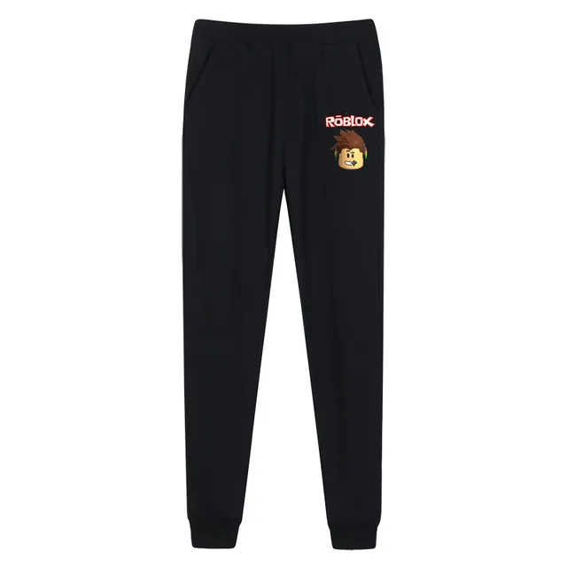 ROBLOX pocket icon boy trousers autumn and winter thick cotton