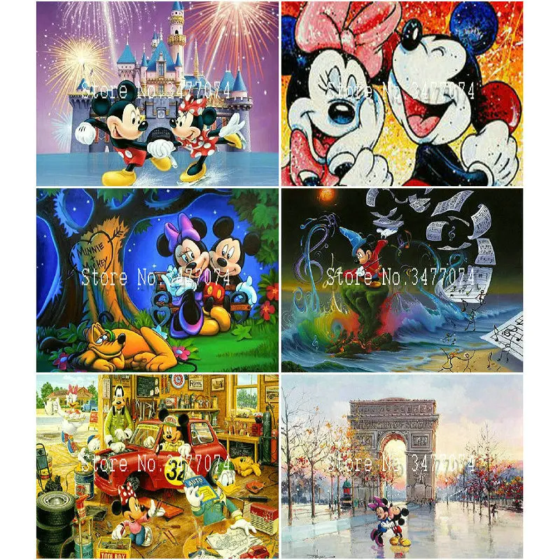 5D-Diy-Daimond Painting /"Mouse couple/" 3D Diamond Painting hinestone Embroidery