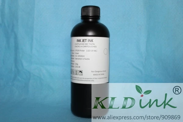 Твердую поверхность LED УФ чернила для струйных УФ-планшетный принтер с DX5 DX6 DX7 печатающая головка(1 шт. x 250 мл