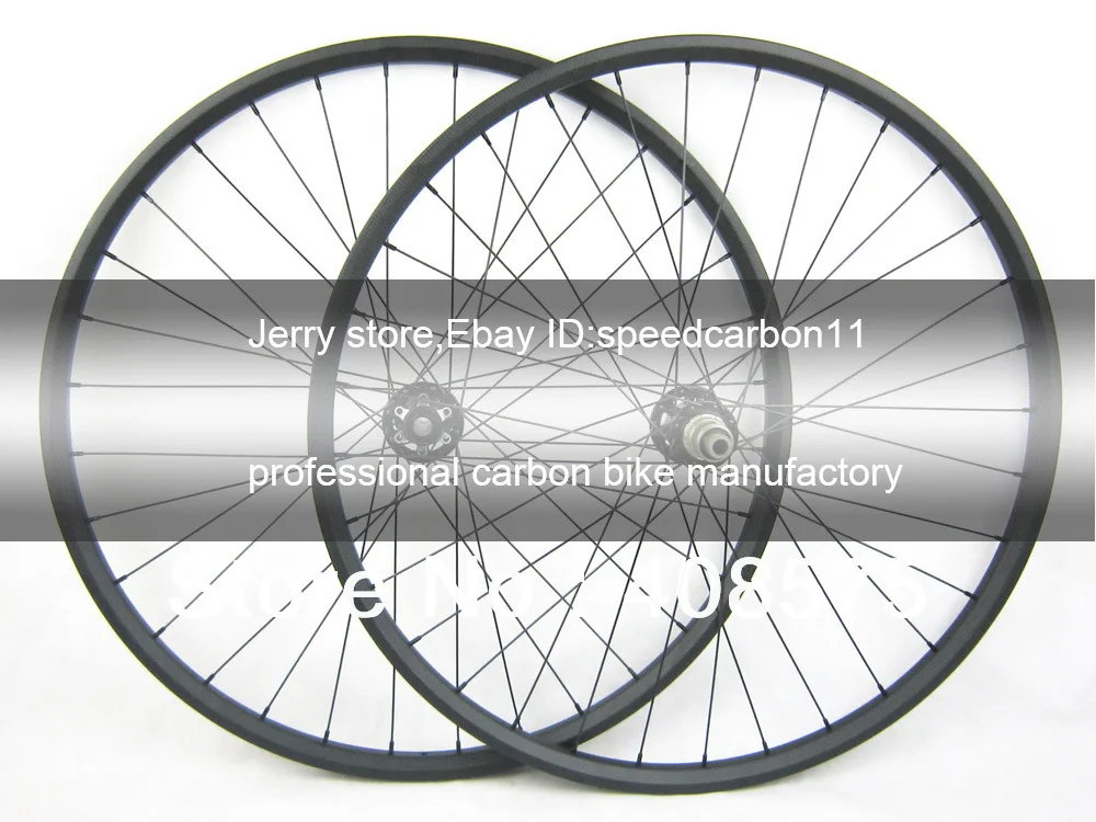 

650B thru hub axle 15mm front and 12mm rear full carbon titanium material 27.5er hign end mountain bike wheel
