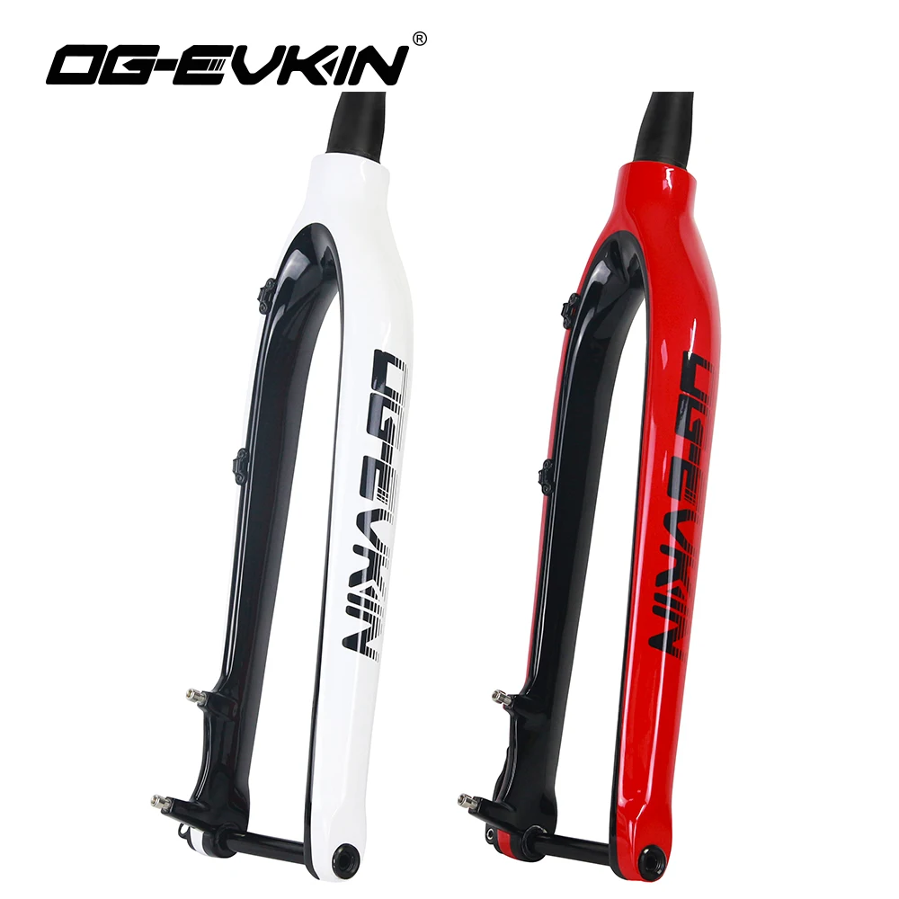 29er Carbon Fork Downhill Bicycle MTB Front Fork 1 1/8" 1 1/2" Carbon