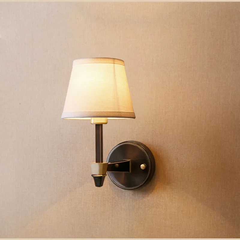 

Fabric LED Wall Lamp Corridor Wall Light Home lighting Luminaire Balcony Entrance Indoor Fixture Wall Sconces F137