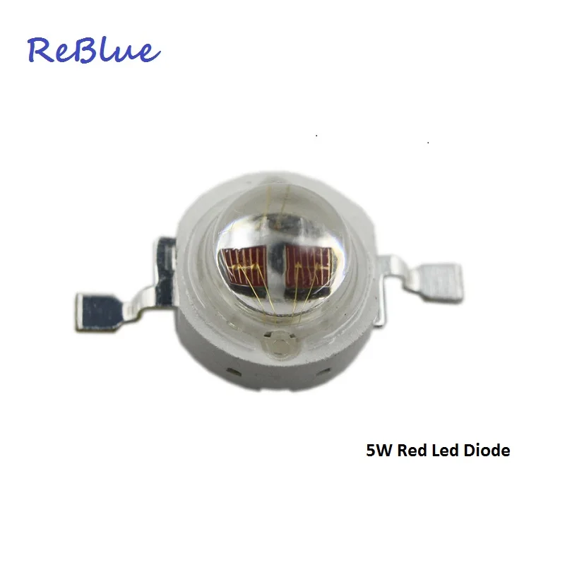 Reblue светодиод 5 Вт 3 850нм инфракрасный 660нм 3w led диод ИК чип 940нм красный 600нм 590нм