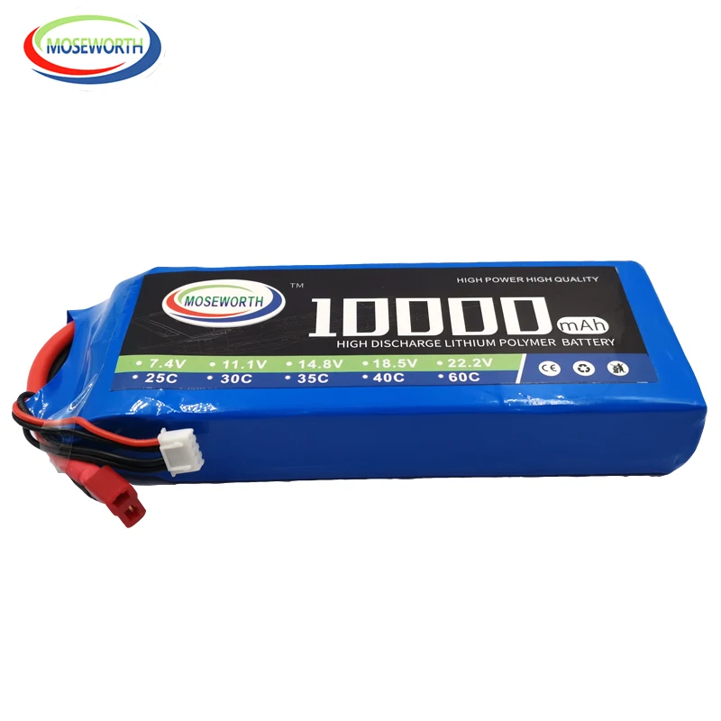 RC Aircraft LiPo Battery 3s 11.1V 10000mAh 25C LiPo 3S for RC Airplane Drone Helicopter Car Boat RC Battery LiPo 3S AKKU
