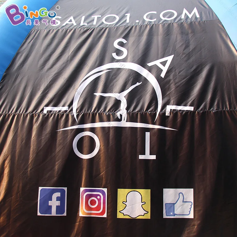  S FREE SHIPPING customized 8x4m inflatable six legged tent outdoor camping tent / gazebo toy tent