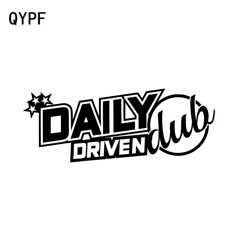 

QYPF 16.5CM*6.3CM Fashion Funny Daily Driven Car Sticker Vinyl Decals Motorcycle Car Styling C15-2105