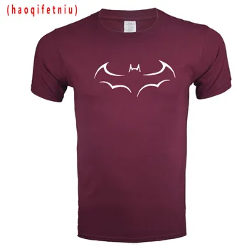 

100% COTTON men t shirt casual short sleeve t-shirt for men batman print men T shirt crewneck mens tee shirt