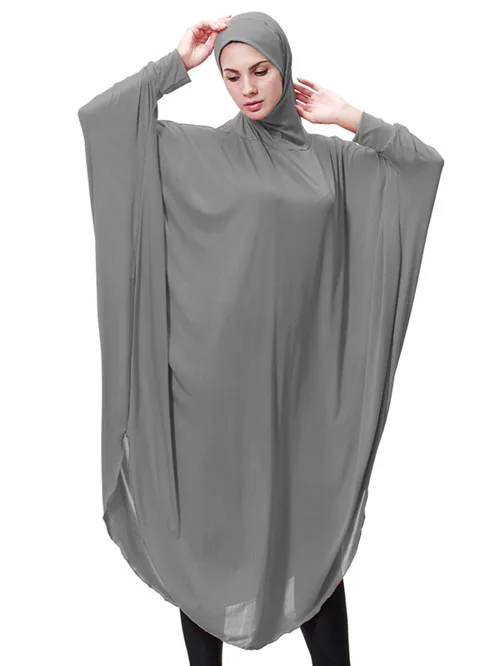 Мусульманский женский черный чехол абайя исламский химар одежда халат с платком кимоно мгновенный длинный хиджаб арабский поклонение молитва одежды bd122 - Цвет: Color 8