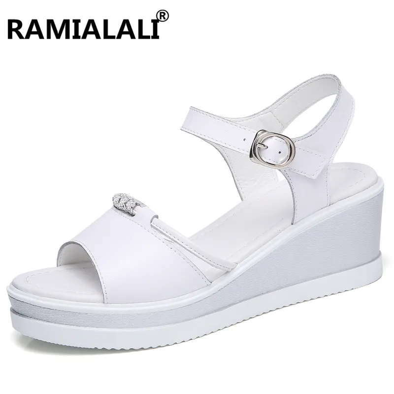 white flat summer sandals