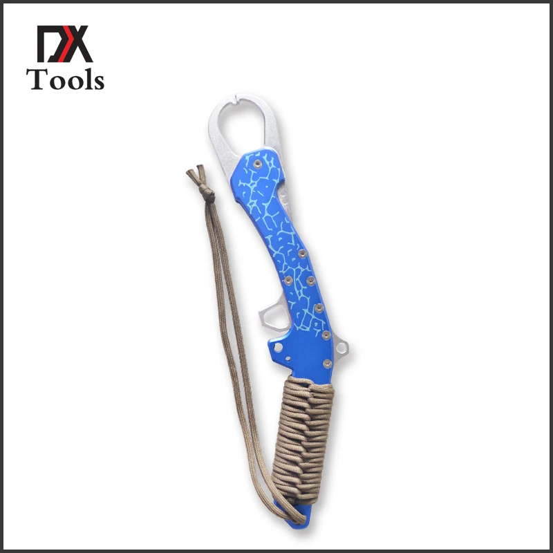 

Aluminium Fishing Lip Grips Nylon Rope Tools Fish Grabber Crap Equipment Fishing Accessories Tackle