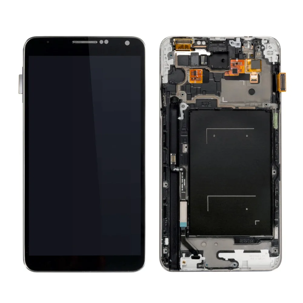 

5PCS/lot LCD Screen For SAMSUNG Galaxy Note 3 LCD Display Touch Screen with Frame N9000 N900A N9005 Note3 display Replacement