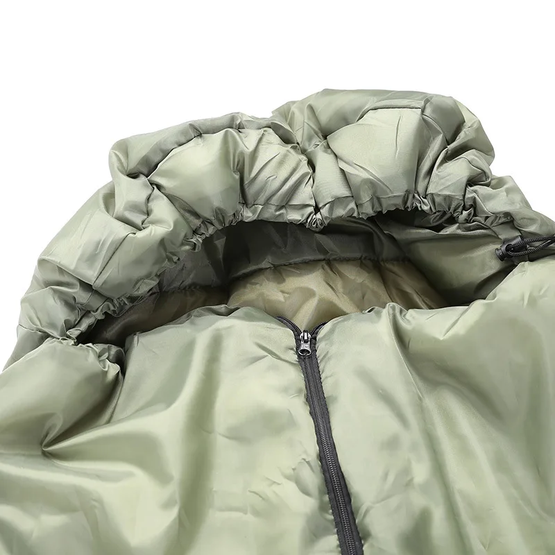 FEWIYONI высококачественный хлопковый походный армейский зеленый спальный мешок Кемпинг Камуфляж с рукавами спальный мешок оборудование