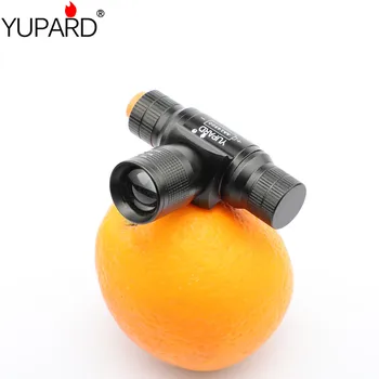 

YUPARD 5W Q5 LED Zoom AA 14500 rechargeable 3modes Headlight Brightness LED high power Headlamp+2*500mAh 14500 Battery+charger