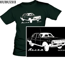 Футболка Volga Gas газ м 2410 Bolga СССР Cccp такси полицейский патрульный автомобиль Ddr Хлопок Новая мода Печать Хлопок o-образный вырез Мужская футболка