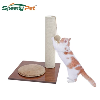 

New Fun Domestic distribution hot cat pet kitten scratched plate pad Post Tree Scratcher saddle hemp cat kitten pet plush ball