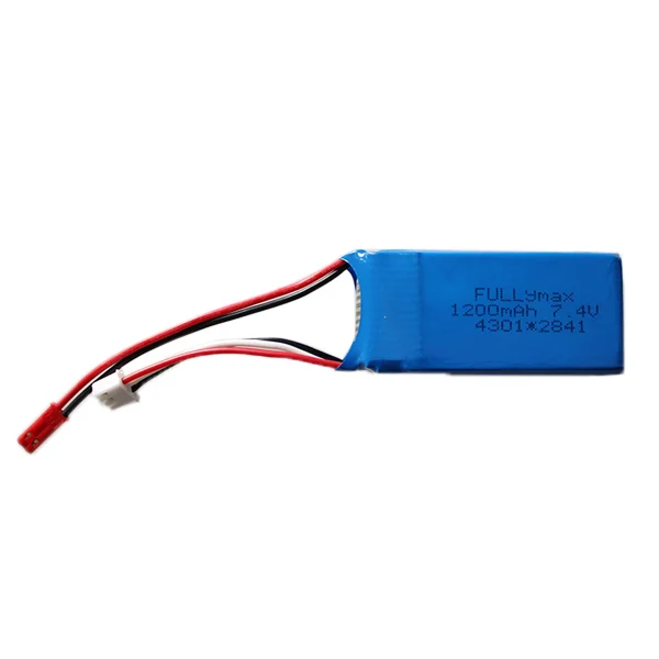 7,4 V 1200 mAh Lipo батарея для WLtoys V262 V333 V353B V666 Q212 RC Квадрокоптер игрушки 7,4 V 1200 mAh 2S Lipo батарея 7,4 723060 JST