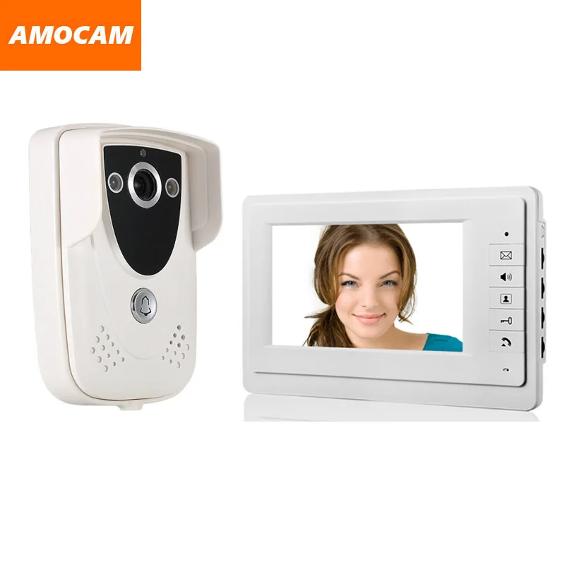 

Video Door Phone doobell system 7 inch Monitor IR Night Vision Waterproof Camera video intercom doorphone kit