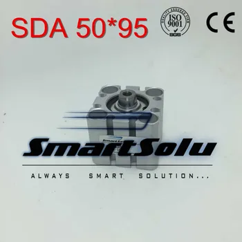 

Free Shipping SDA 50*95 50mm bore 95mm stroke double acting valve actuator cylinder pneumatic SDA50-95 compact air cylinders