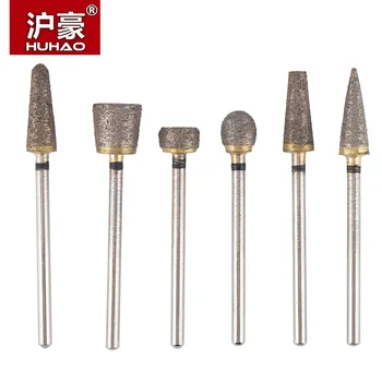 

HUHAO 1pc 70 Mesh stone bit head for Cleaning pipes Grinding resins ceramics Jade processing Sintering head Emery grinding