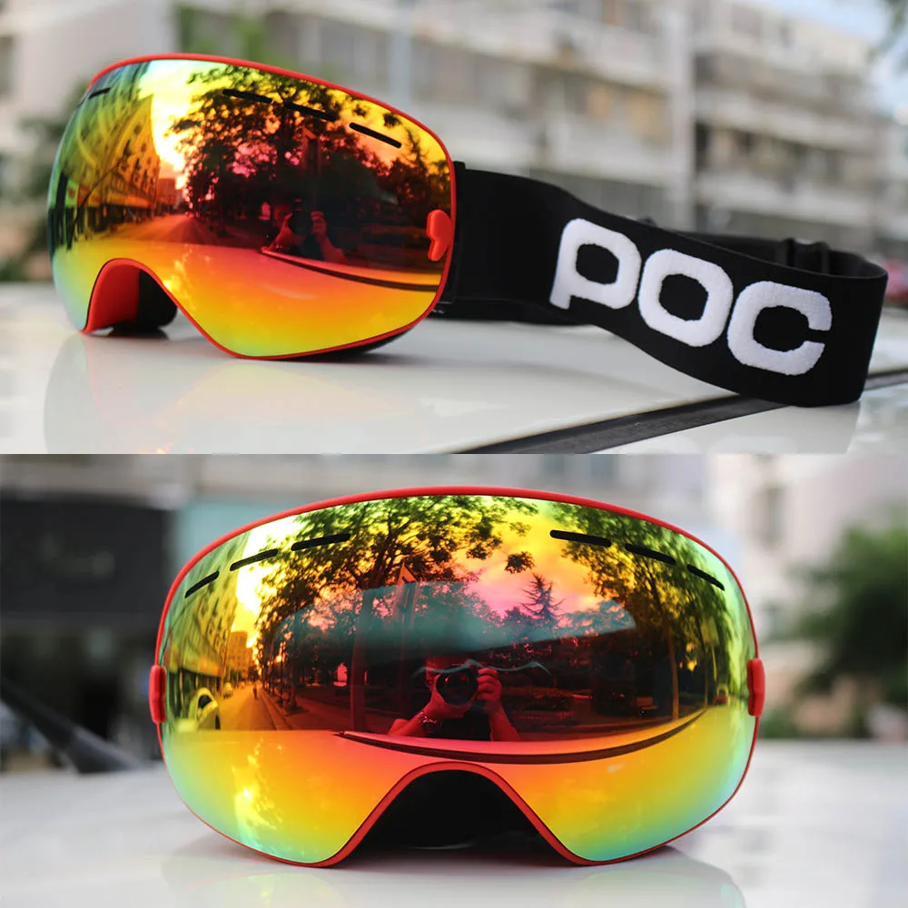 

2018 New Professional Ski Goggles Snowboard Men Women Double Layer Anti-Fog Ski Snow Goggles Skate Mask Ski Goggles Googles