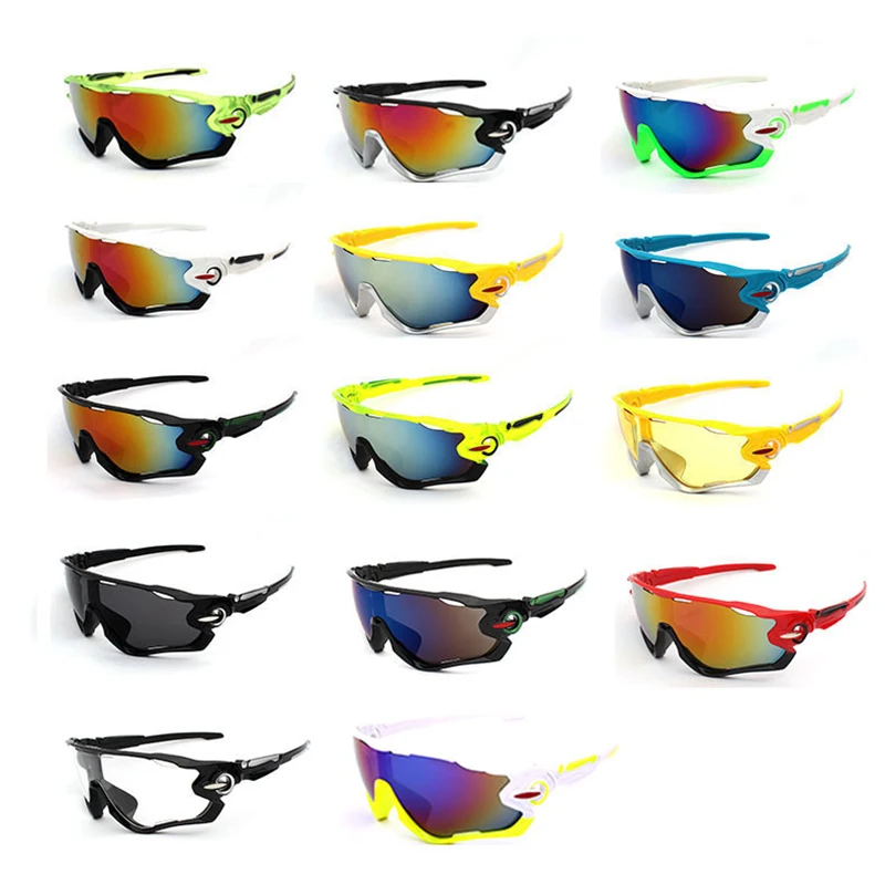 3 Lenses Cycling Glasses Sets Sunglasses Goggles A Bike Cycling Eyewear Riding Polarized Glasses Sport MTB Fishing Glasses