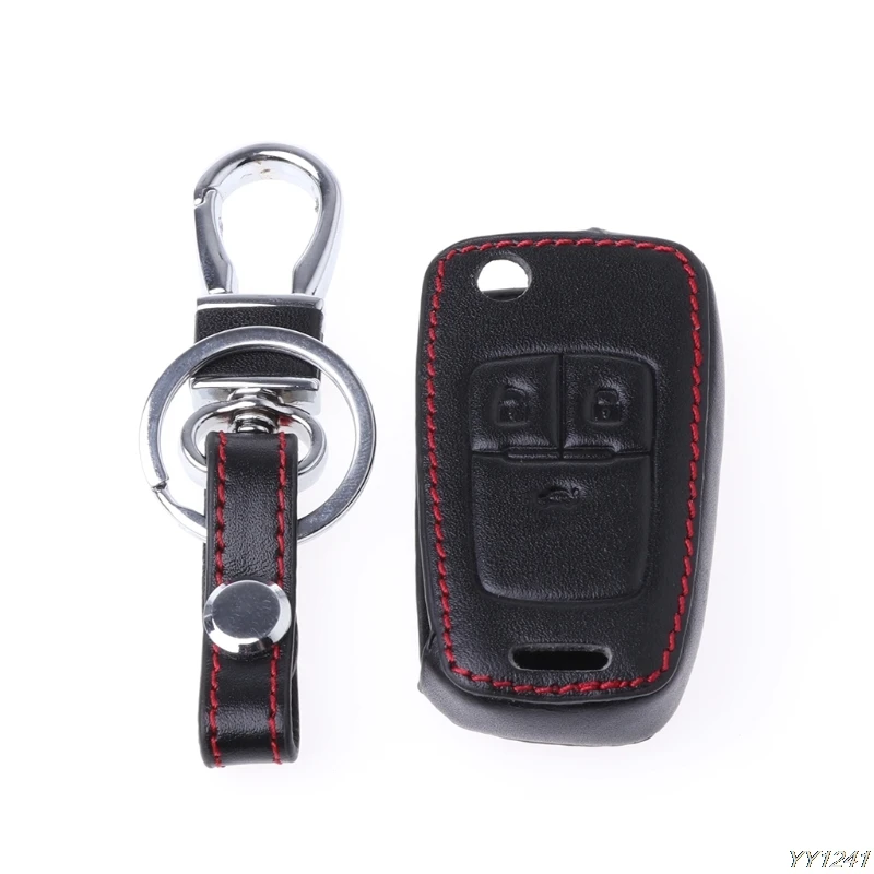 

Car remote key leather cover For Chevrolet Cruze TRAX Aveo Lova Sail EPICA Captiva Malibu Volt For Opel MOKKA ENCORE