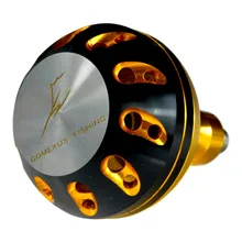 Power Knob 47mm For Daiwa BG Penn Spinfisher Battle Penn Z Shimano Ultegra Reel Handle Drill Fitment Gomexus