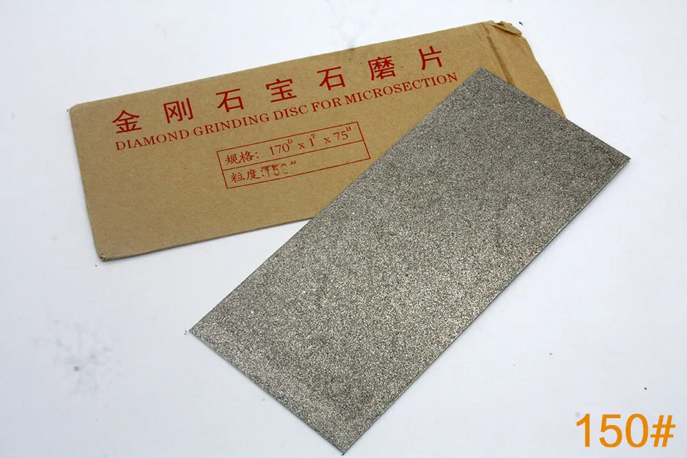 150 grit 1 шт. Зернистость Профессиональный тонкий алмазный нож заточка точильных камней Полировочный нож точилка пластина шлифовальный диск абразивные камни - Цвет: 150 grit