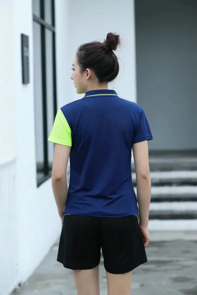 Camiseta de bádminton transpirable de secado rápido de marca deportiva, camisetas de entrenamiento de Fitness para hombres y mujeres