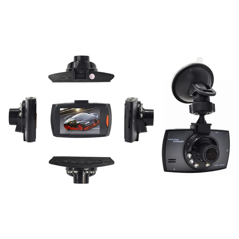 Kissen Full HD 1080P Car DVR 2.7 Inch IPS Screen Car Camera Dual Lens Dash Cam Video Recorder Night Vision G-sensor Registrator