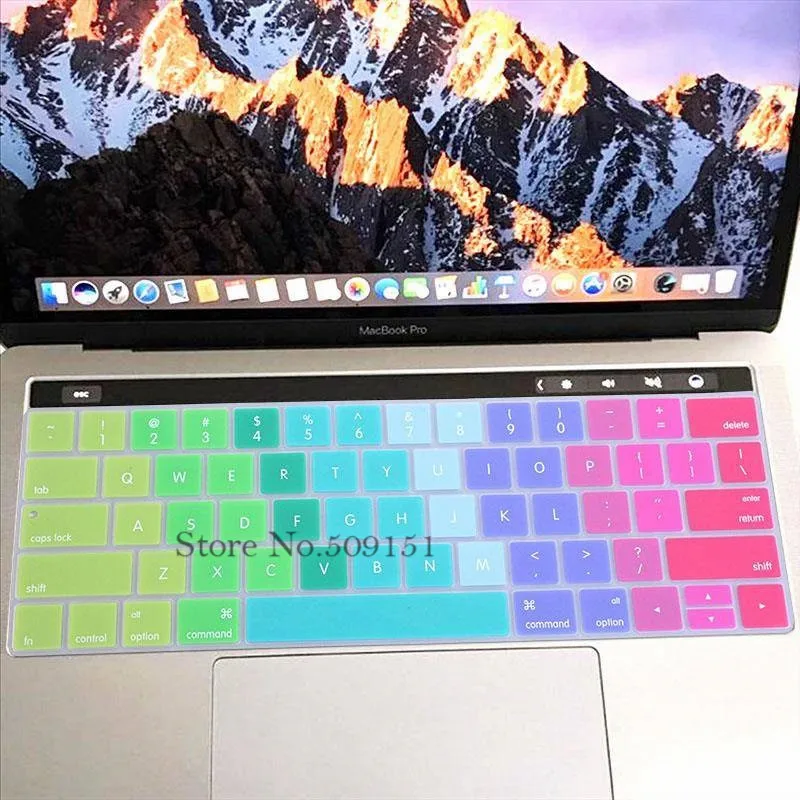 Для новейшего MacBook Pro с сенсорной панелью 13 &quot15&quot (A1989 A1990 A1706 A2159 A1707) выпуск 2018 2017