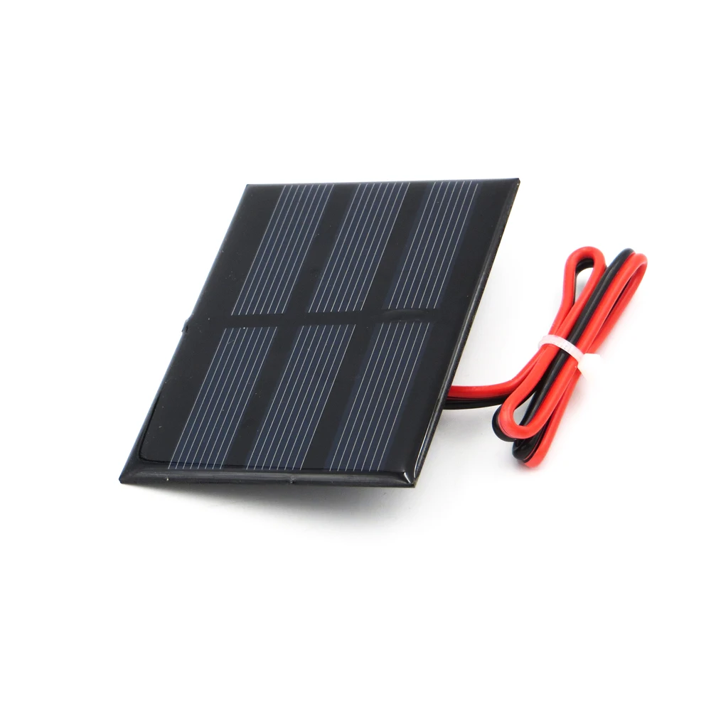 1,5 в 0,65 Вт 430ма удлинительная Проводная солнечная панель из поликристаллического кремния DIY зарядное устройство маленькая мини солнечная батарея кабель игрушка 1,5 в