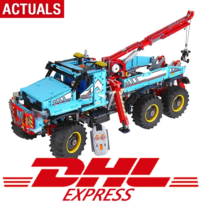 

20056 1912Pcs Technic Series The Ultimate Terrain 6X6 Remote Control Truck Legoing 42070 Building Blocks Bricks Christmas Gift