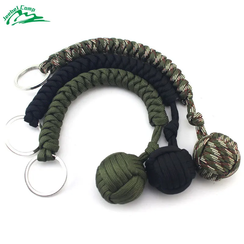 

Emergency Paracord Rope 550 2mm Military Self-Rescue Survival Bracelet Camping Kit SOS Safety Cord Monkey Fist