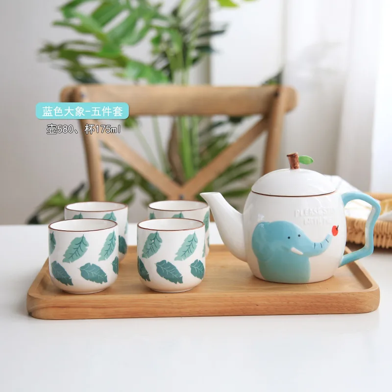 5PCS Tea sets coffee sets afternoon tea sets family coffee sets (2)