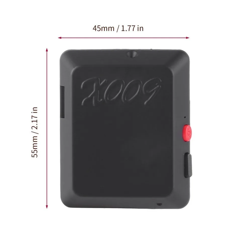 X009 GSM GPRS с мини камерой наблюдения аудио видео запись монитор DV поддержка sim-карты позиционер Противоугонная SOS