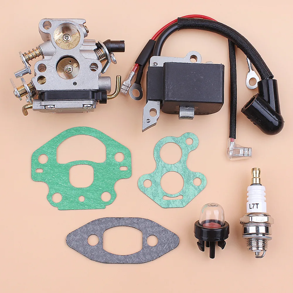 Carburetor Ignition Coil Module Magneto Kit Fit Husqvarna 240 236 235 Chainsaw Parts Zama C1T-W33 Carb OEM 545199901 586936202