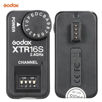 

Godox XTR-16S 2.4G Wireless X-system Remote Power-Control Receiver for VING V860 V850 Flashes
