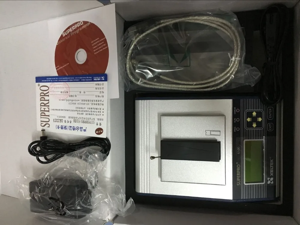 Новый оригинальный Xeltek SuperPro 6100 универсальный программатор поддержка 354 IC 92000 +