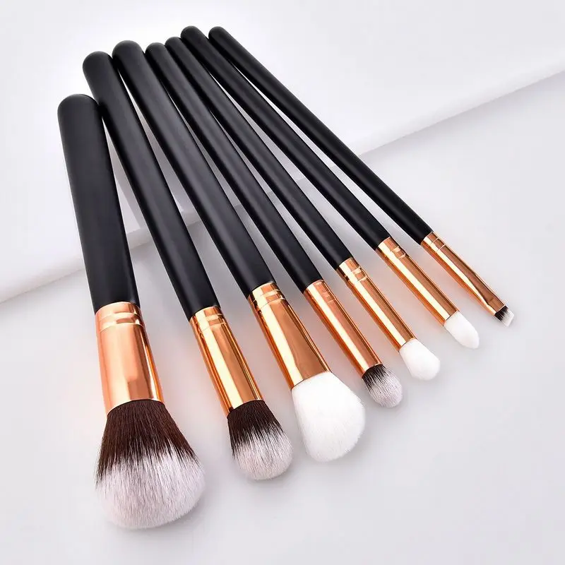 

7pcs Makeup Brushes Set Professional Foundation Eye Shadow Brush High Quality Cosmetic Pink Make Up Brush Kit